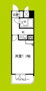 シティアリーナ阿波座西【2階】の間取り