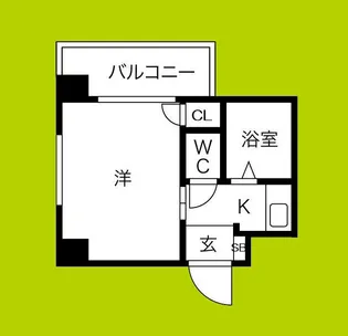 クレイン新大阪【6階】の間取り
