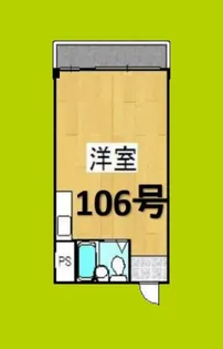 サンレスポワール天六【1階】の間取り