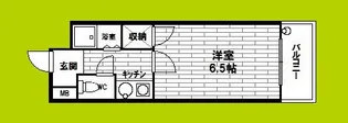 ラピス長柄橋【3階】の間取り