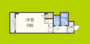 エスポワール御崎【4階】の間取り