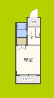 キメラフラット野江【3階】の間取り