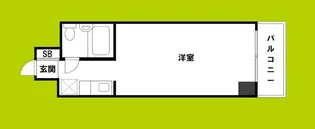 フラット平野南【1階】の間取り