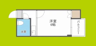 PALMIZIO平野西III【5階】の間取り