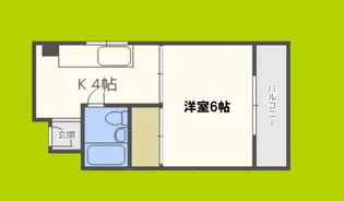 田村ビル【5階】の間取り