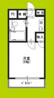 クリスタ天王寺【6階】の間取り