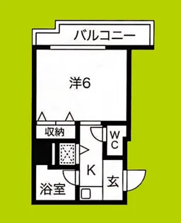 片町コート【6階】の間取り