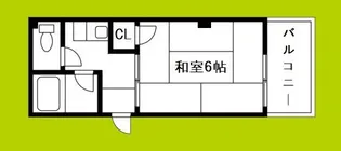 スペラーレ今里【5階】の間取り