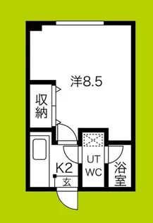 マンションイレブン【1階】の間取り