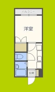 グリーンハイツ浜【2階】の間取り