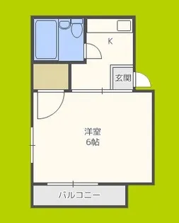 レジデンスアリカIII【5階】の間取り