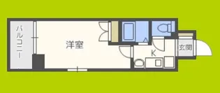 ラナップスクエア天満プライム【10階】の間取り