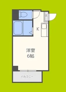 メゾンドール天神橋【4階】の間取り