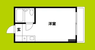 1Rの間取り画像