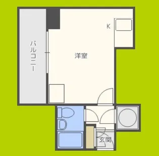 心斎橋ロンコート【10階】の間取り