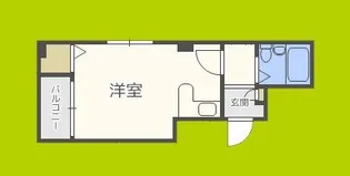 Cube新今里【5階】の間取り