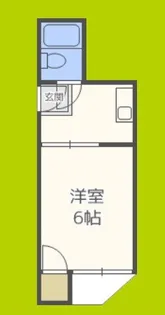 グランビルド新北野II【5階】の間取り