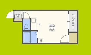 インペリアル高津【4階】の間取り