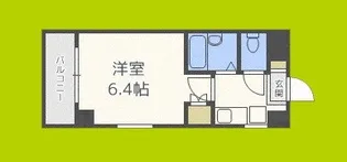 ラッキーセンター河堀口マンション【6階】の間取り