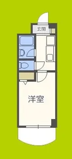 ノルデンハイムリバーサイド天神橋【4階】の間取り