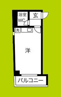 シャトー関本【5階】の間取り