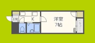 ジョイフル林寺【1階】の間取り