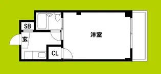 フレックス新大阪【4階】の間取り
