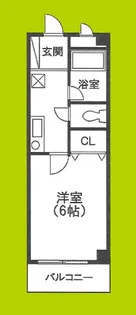 プレジデント豊新【2階】の間取り