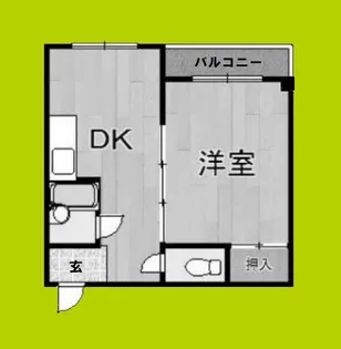 グランビルド住之江公園【3階】の間取り