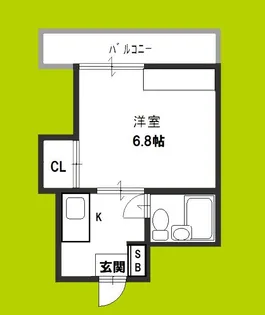 メゾンドール森ノ宮【3階】の間取り