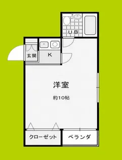 龍王関目マンション【3階】の間取り