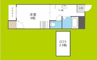 ファニーハースト【4階】の間取り