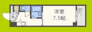 ティックランド南船場【3階】の間取り
