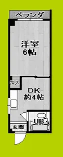 ユーハイム中巽【2階】の間取り