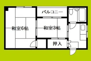 T.Kコーポ【4階】の間取り