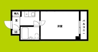 ルポ西本町【11階】の間取り