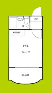 サザンドミトリーI【3階】の間取り
