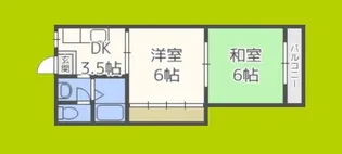 パークミツヤ【2階】の間取り