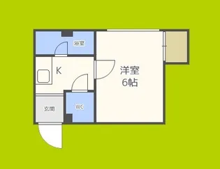 大宝 南マンション【1階】の間取り