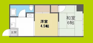 2DKの間取り画像