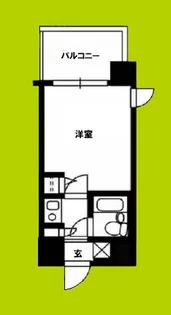 デ・リード弁天町港通【2階】の間取り