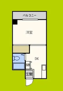 ラパンジール大国III【8階】の間取り