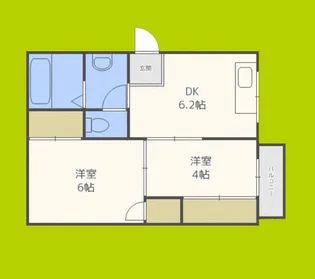 葵コーポ【5階】の間取り