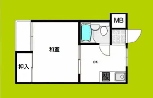 シティコーポアビコ【3階】の間取り