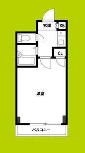 1Kの間取り画像