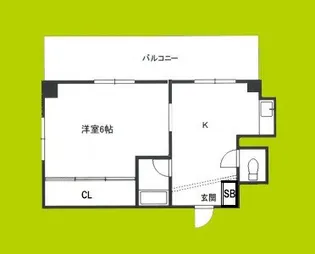 サンシャトー野里【3階】の間取り