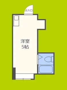 ジオナ深江橋【3階】の間取り