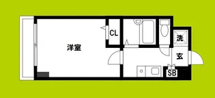 プロムナード都島【3階】の間取り