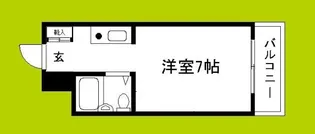 シャトー相川【3階】の間取り