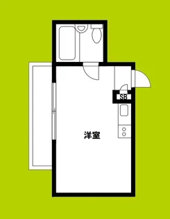 コーポイン美章園&河堀口【7階】の間取り